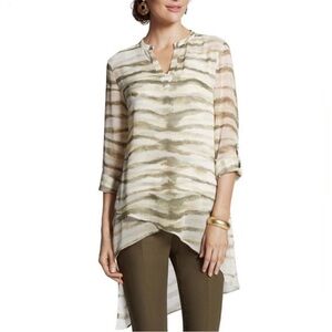 Chico’s sheer tunic in size 4